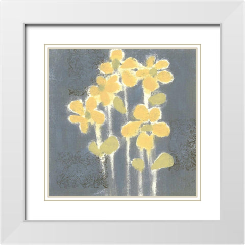 Sunny Breeze II White Modern Wood Framed Art Print with Double Matting by Vision Studio