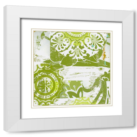 Big Wheel I White Modern Wood Framed Art Print with Double Matting by Mountain, Ricki