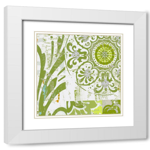 Big Wheel II White Modern Wood Framed Art Print with Double Matting by Mountain, Ricki
