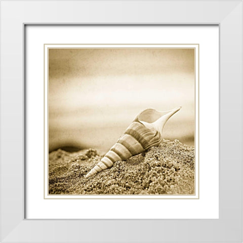 Selfless White Modern Wood Framed Art Print with Double Matting by Hartson-Weddle, Ryan