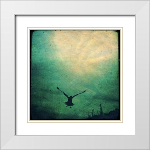 Did you Forget I White Modern Wood Framed Art Print with Double Matting by Jorgensen, Jennifer