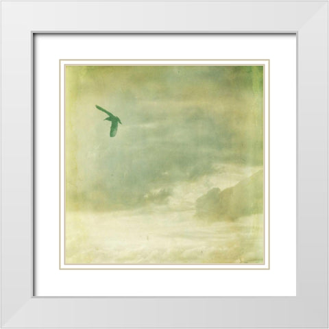 Did you Forget II White Modern Wood Framed Art Print with Double Matting by Jorgensen, Jennifer