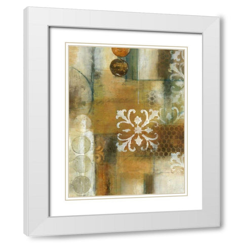 Modern Note I White Modern Wood Framed Art Print with Double Matting by Green-Aldridge, Willie