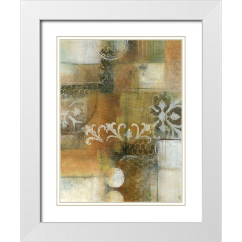 Modern Note II White Modern Wood Framed Art Print with Double Matting by Green-Aldridge, Willie
