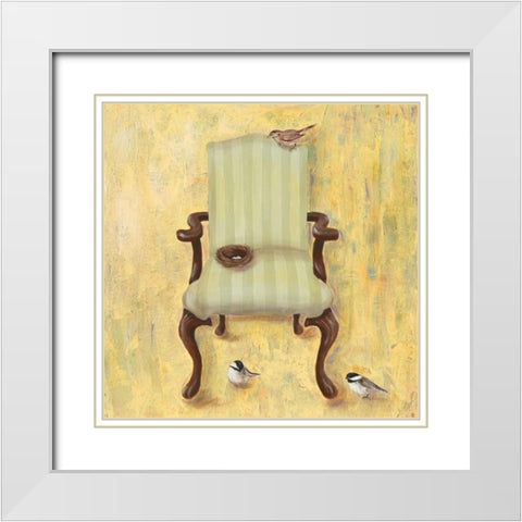 Parlor Tricks I White Modern Wood Framed Art Print with Double Matting by Reynolds, Jade