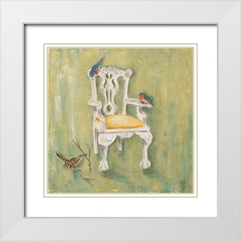 Parlor Tricks II White Modern Wood Framed Art Print with Double Matting by Reynolds, Jade