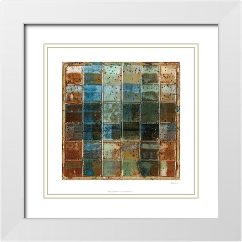 Cone 6 II White Modern Wood Framed Art Print with Double Matting by Archie, K.