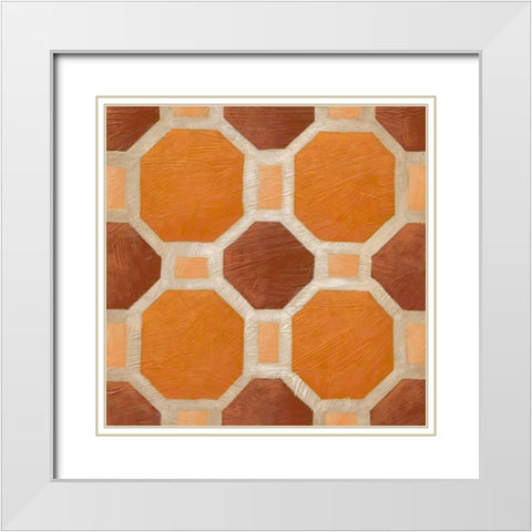 Brilliant Symmetry VI White Modern Wood Framed Art Print with Double Matting by Zarris, Chariklia