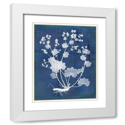 Natures Imprint I White Modern Wood Framed Art Print with Double Matting by Vision Studio
