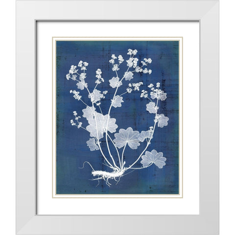 Natures Imprint I White Modern Wood Framed Art Print with Double Matting by Vision Studio