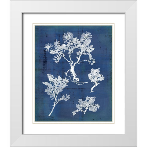 Natures Imprint II White Modern Wood Framed Art Print with Double Matting by Vision Studio