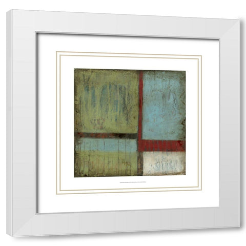 Rustic Minimalism I White Modern Wood Framed Art Print with Double Matting by Goldberger, Jennifer