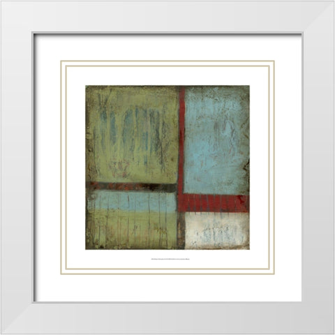 Rustic Minimalism I White Modern Wood Framed Art Print with Double Matting by Goldberger, Jennifer