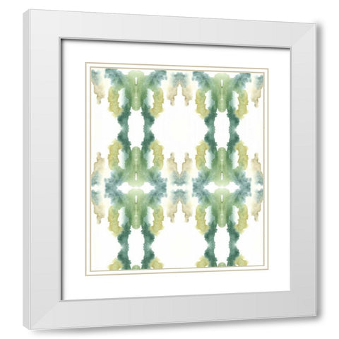 Buoyancy V White Modern Wood Framed Art Print with Double Matting by Zarris, Chariklia