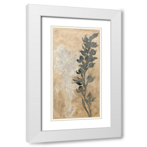 Contrary I White Modern Wood Framed Art Print with Double Matting by Meagher, Megan