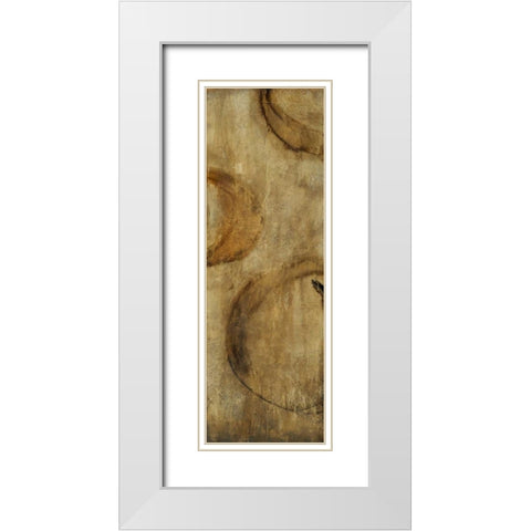 Orbit I White Modern Wood Framed Art Print with Double Matting by OToole, Tim