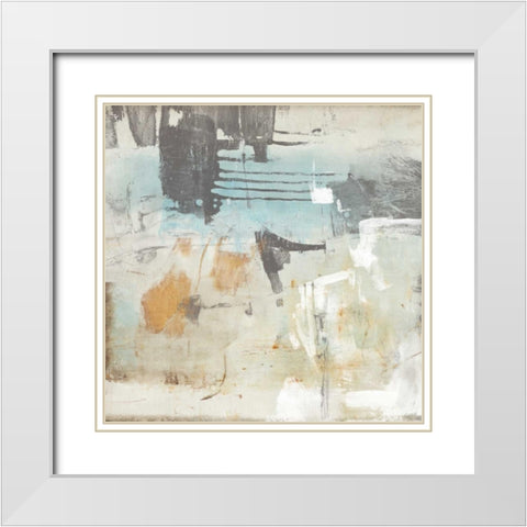 Fission I White Modern Wood Framed Art Print with Double Matting by OToole, Tim