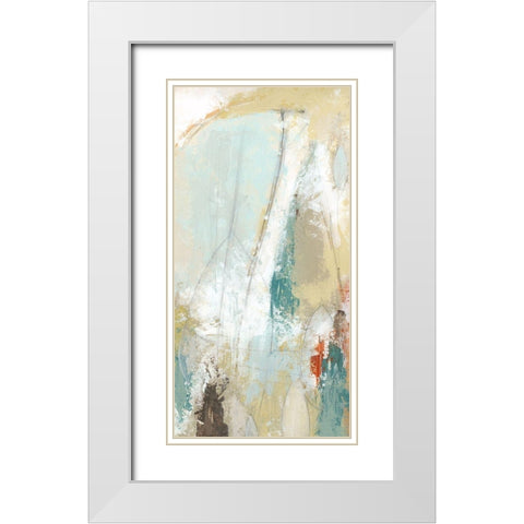 Plaster Sketch II White Modern Wood Framed Art Print with Double Matting by Vess, June Erica