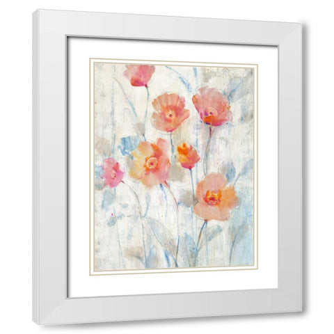 Translucent II White Modern Wood Framed Art Print with Double Matting by OToole, Tim