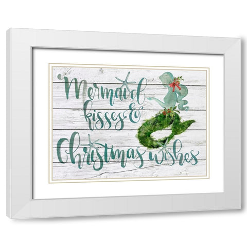 Tis the Seasun Collection A White Modern Wood Framed Art Print with Double Matting by Parker, Jennifer Paxton