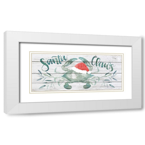 Tis the Seasun Collection D White Modern Wood Framed Art Print with Double Matting by Parker, Jennifer Paxton