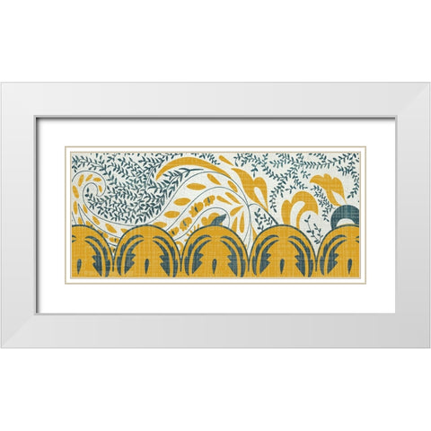 Exotic Journey Collection D White Modern Wood Framed Art Print with Double Matting by Zarris, Chariklia