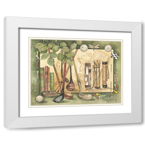 Par White Modern Wood Framed Art Print with Double Matting by Phillips, Anita