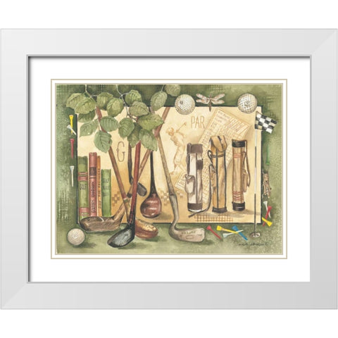 Par White Modern Wood Framed Art Print with Double Matting by Phillips, Anita