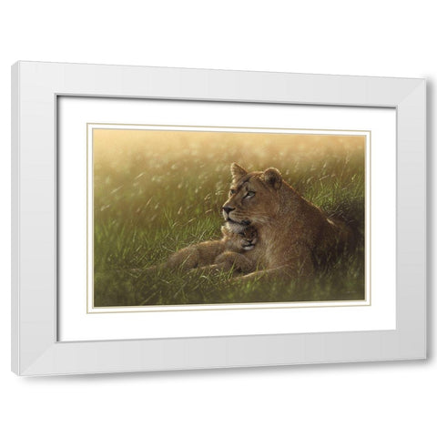 Safe Haven White Modern Wood Framed Art Print with Double Matting by Bogle, Collin