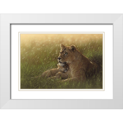 Safe Haven White Modern Wood Framed Art Print with Double Matting by Bogle, Collin