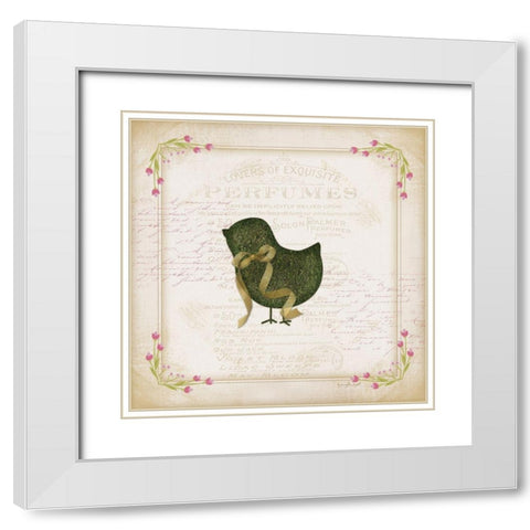 Chick White Modern Wood Framed Art Print with Double Matting by Pugh, Jennifer
