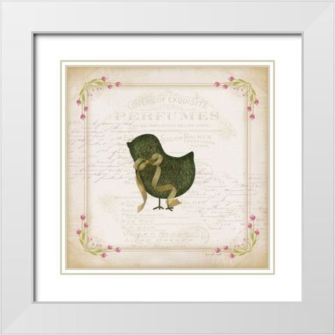Chick White Modern Wood Framed Art Print with Double Matting by Pugh, Jennifer