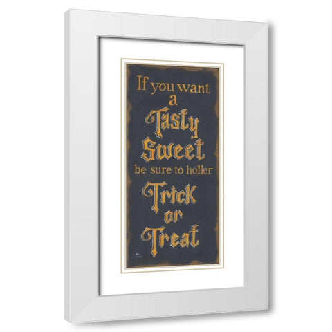 Tasty Sweet White Modern Wood Framed Art Print with Double Matting by Lewis, Kim