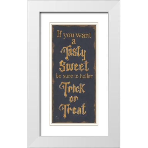 Tasty Sweet White Modern Wood Framed Art Print with Double Matting by Lewis, Kim
