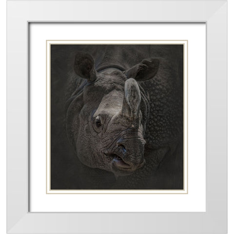 Man with an Attitude White Modern Wood Framed Art Print with Double Matting by Parker, Kelley