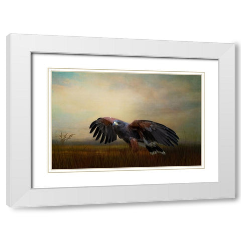 On the Hunt White Modern Wood Framed Art Print with Double Matting by Parker, Kelley