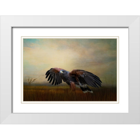 On the Hunt White Modern Wood Framed Art Print with Double Matting by Parker, Kelley