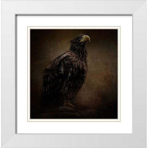 Facing the Unknown White Modern Wood Framed Art Print with Double Matting by Parker, Kelley
