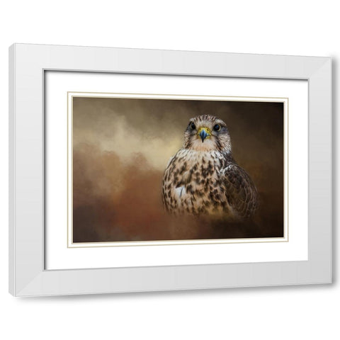 Shadow Hunter White Modern Wood Framed Art Print with Double Matting by Parker, Kelley