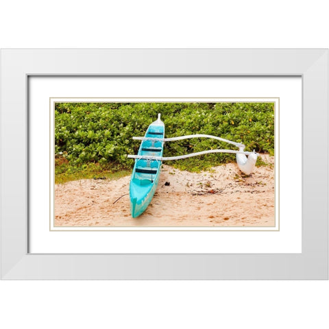 Ship Wreck White Modern Wood Framed Art Print with Double Matting by Singleton, Ashley