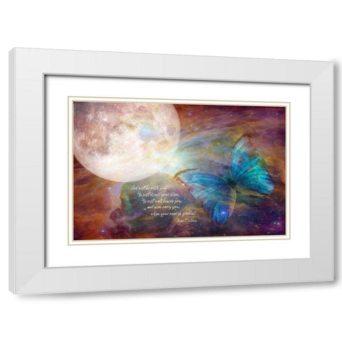 Heading Home White Modern Wood Framed Art Print with Double Matting by Murdock, Ramona