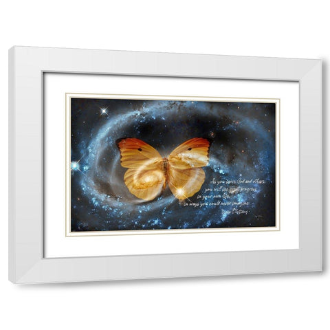 Serving White Modern Wood Framed Art Print with Double Matting by Murdock, Ramona
