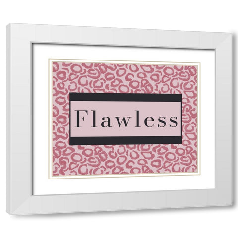 Flawless White Modern Wood Framed Art Print with Double Matting by Murdock, Ramona