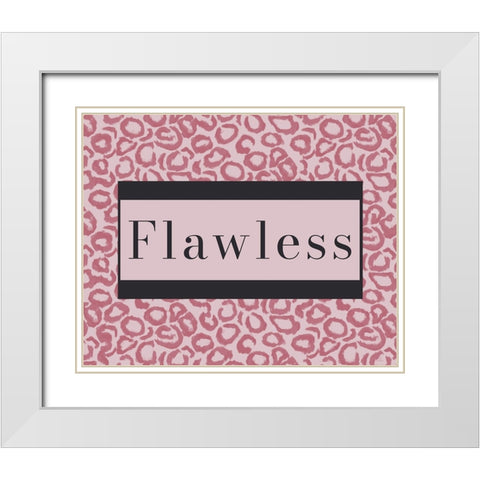 Flawless White Modern Wood Framed Art Print with Double Matting by Murdock, Ramona