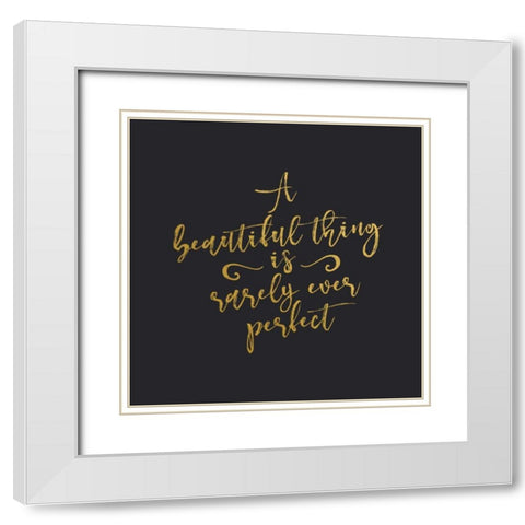 A Beautiful Thing White Modern Wood Framed Art Print with Double Matting by Moss, Tara