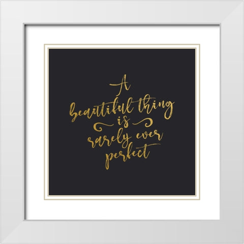 A Beautiful Thing White Modern Wood Framed Art Print with Double Matting by Moss, Tara