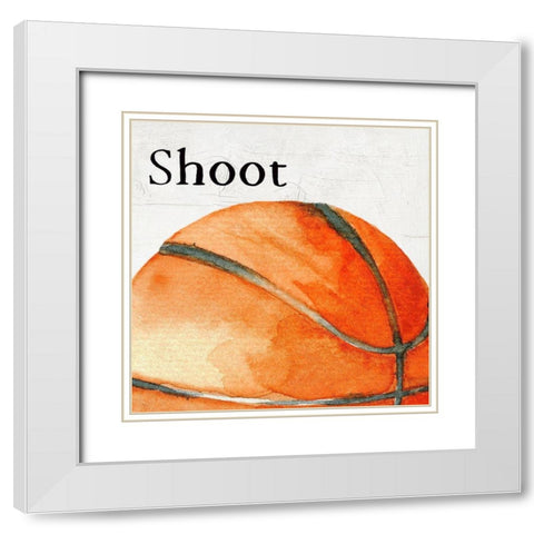 Shoot White Modern Wood Framed Art Print with Double Matting by Wieners, Valerie