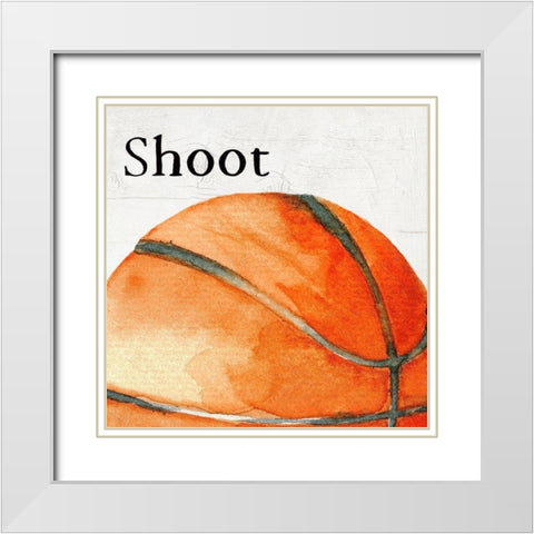 Shoot White Modern Wood Framed Art Print with Double Matting by Wieners, Valerie