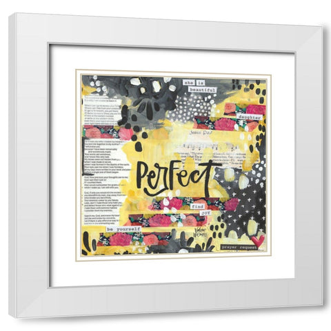 Perfect White Modern Wood Framed Art Print with Double Matting by Wieners, Valerie