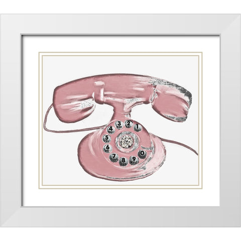 Glamour Calling White Modern Wood Framed Art Print with Double Matting by Sommers, Mindy